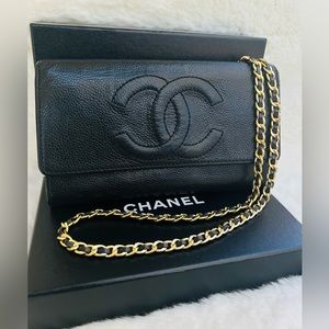 🖤CHANEL TIMELESS XL CROSSBODY WALLET WOC🖤